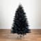 6ft. Artificial Halloween Black Pampas Grass Christmas Tree